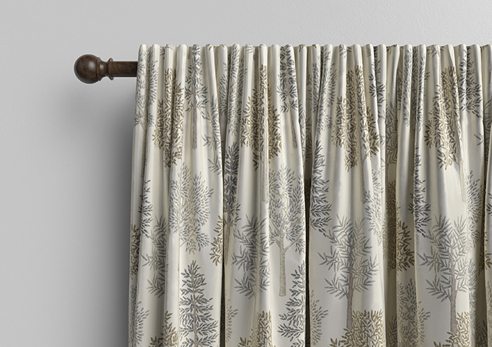 Coppice Faux Silk, Bronze - Made to Measure Curtain - Image 10
